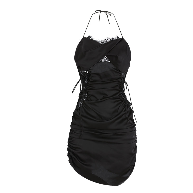 Satin Lace Sleep Dress