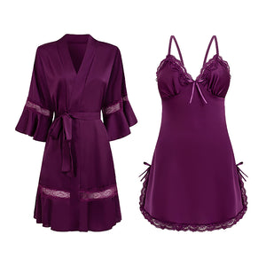 Mulberry Satin Sleepwear Set