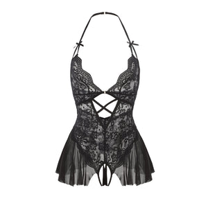 Floral lace bodysuit