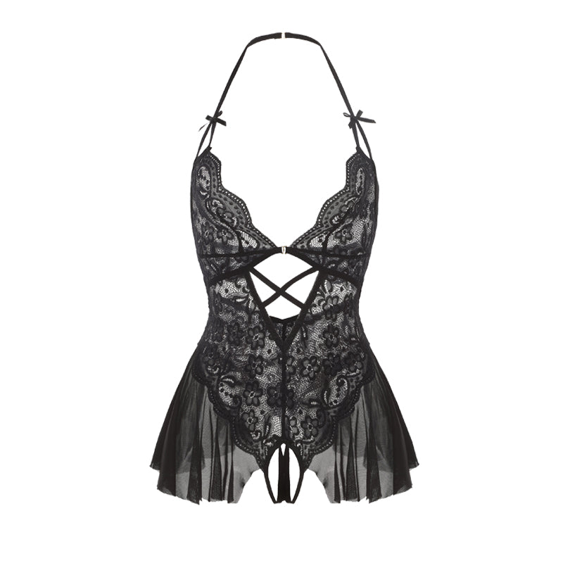 Floral lace bodysuit