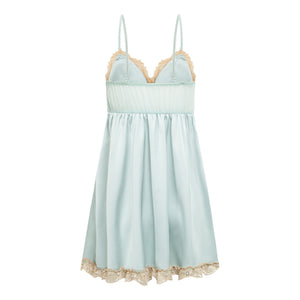 Trim Slip Dress with Removable Pads