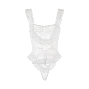 Frilled Lace Bodysuit