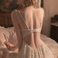 Petal Lace Bustier Slip Dress