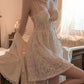 Petal Lace Bustier Slip Dress
