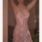 Floral Ruffle Slit Nightdress Set