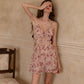 French-Inspired Rose Camisole Dress Set