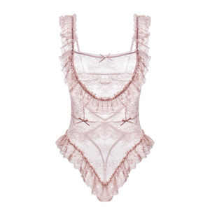 Frilled Lace Bodysuit