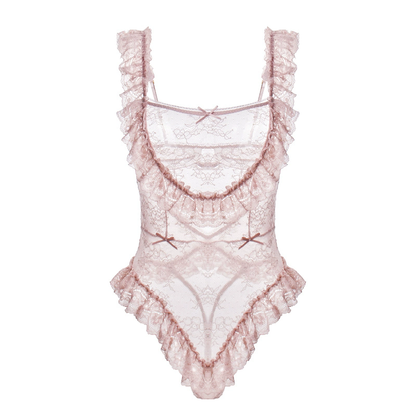Frilled Lace Bodysuit