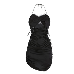 Satin Lace Sleep Dress